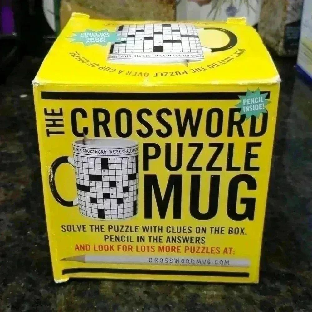 New The Crossword Puzzle Mug